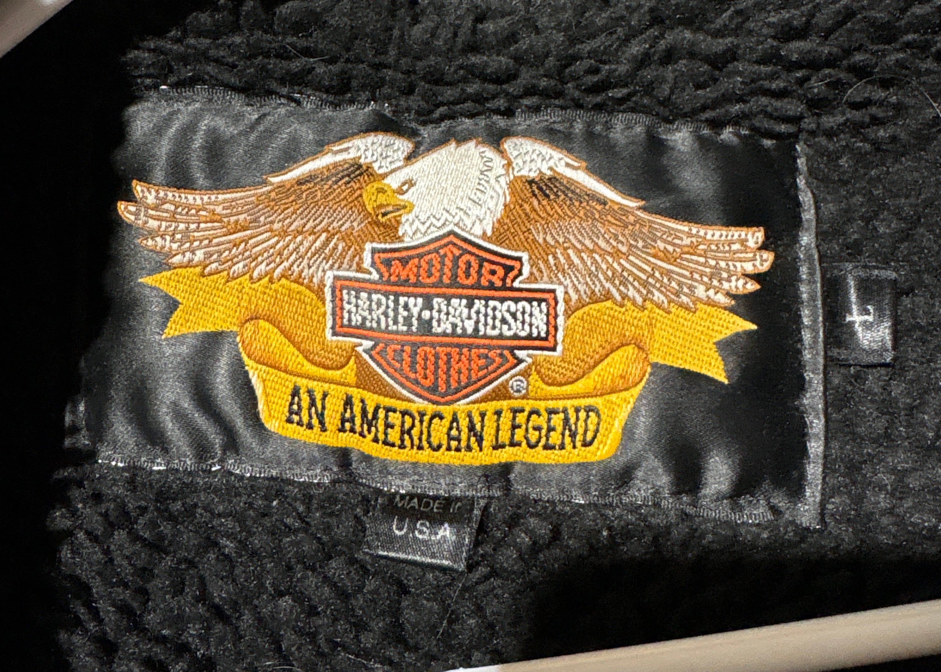 90’s Waxed Harley Davidson Jacket