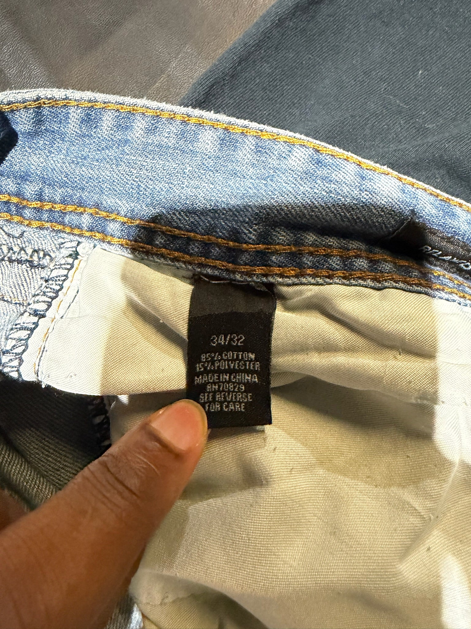 Vintage Bootcut Distressed Jeans