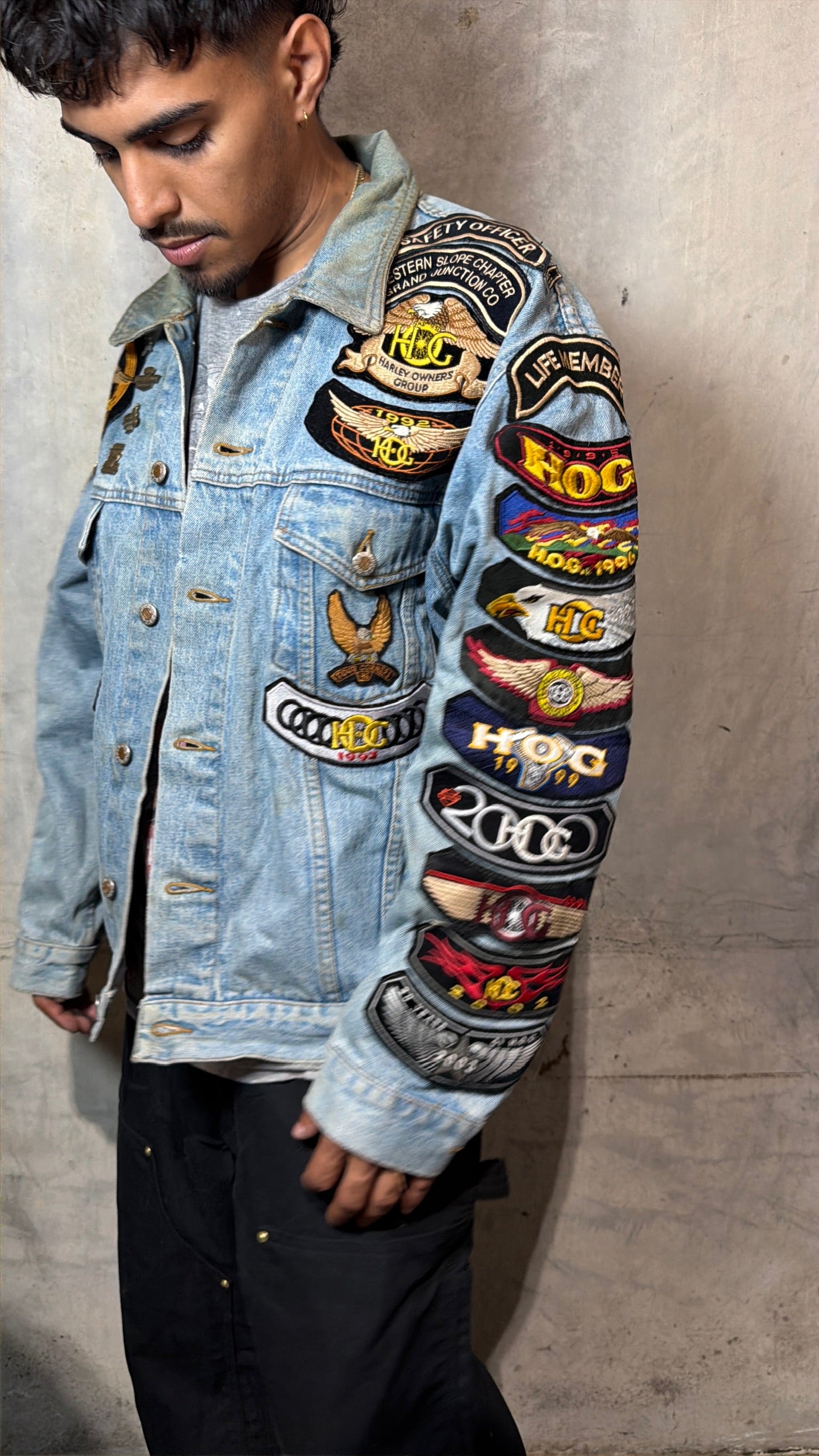 90’s Harley Davidson Denim Jacket