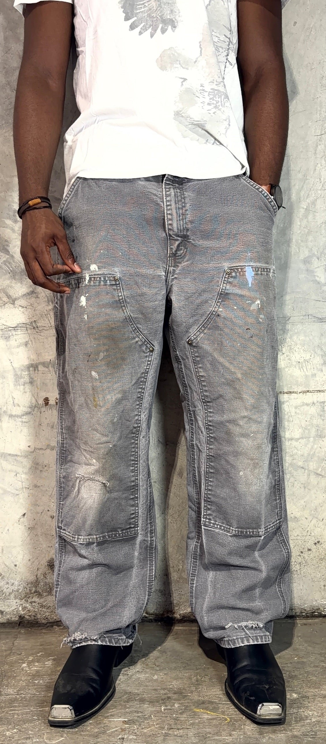 Distressed Carhartt Double Knees