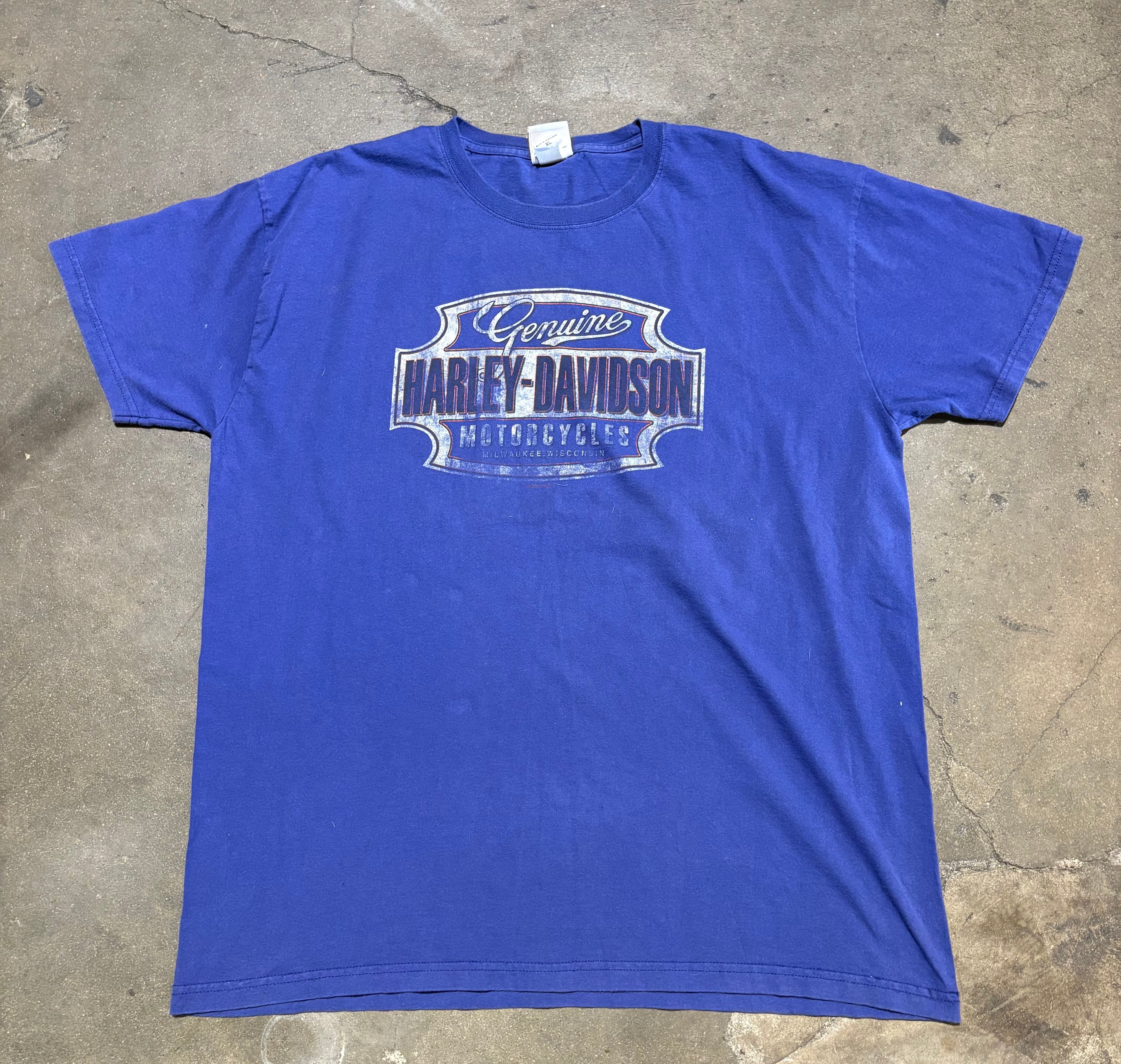 Vintage Flame Harley Davidson Tee