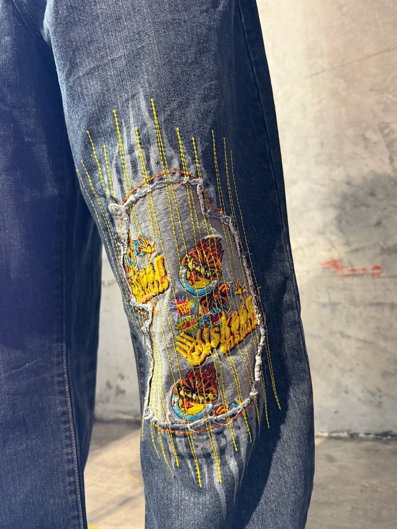 Vintage “Miskeen” Baggy Denim Jeans
