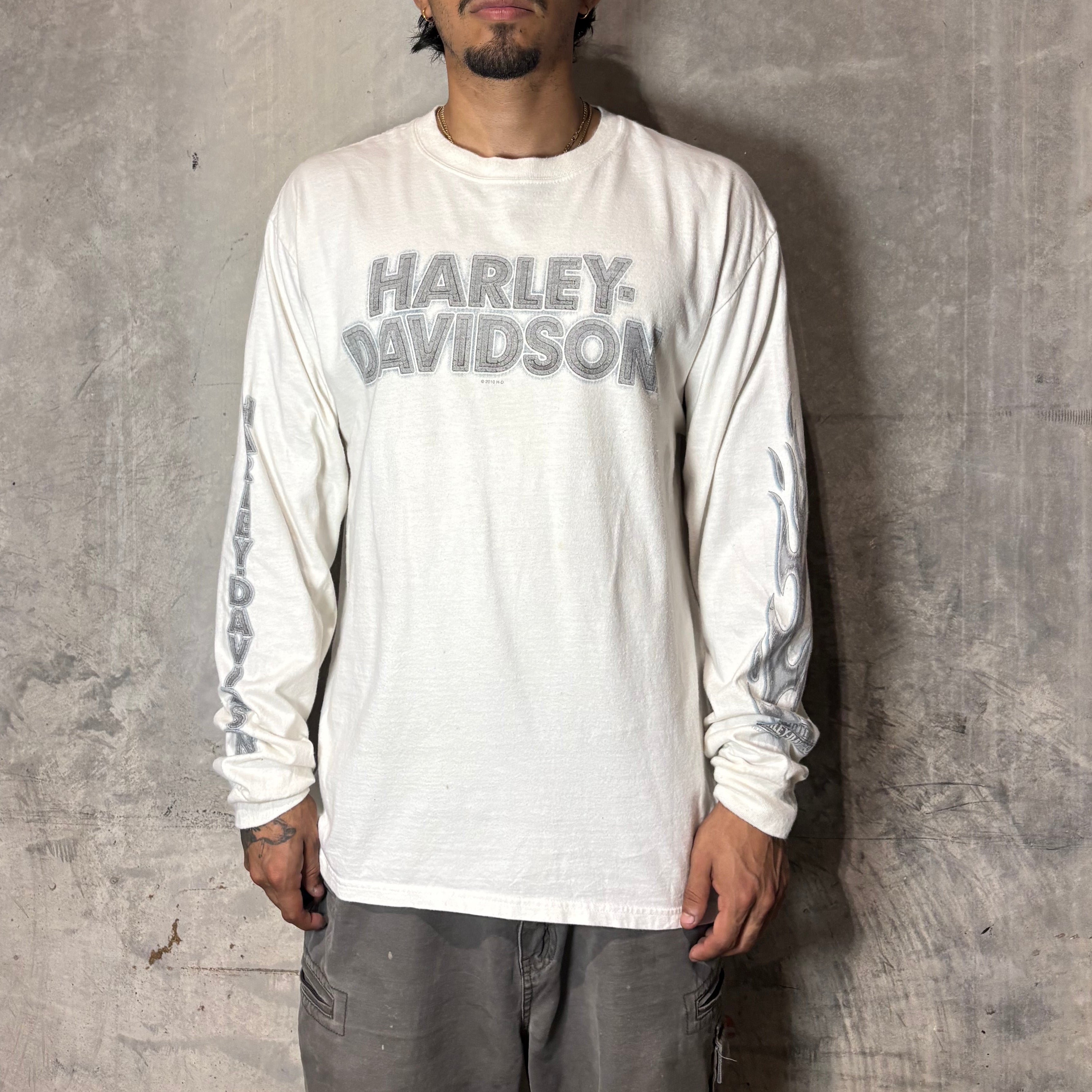 Vintage Harley Davidson White Longsleeve