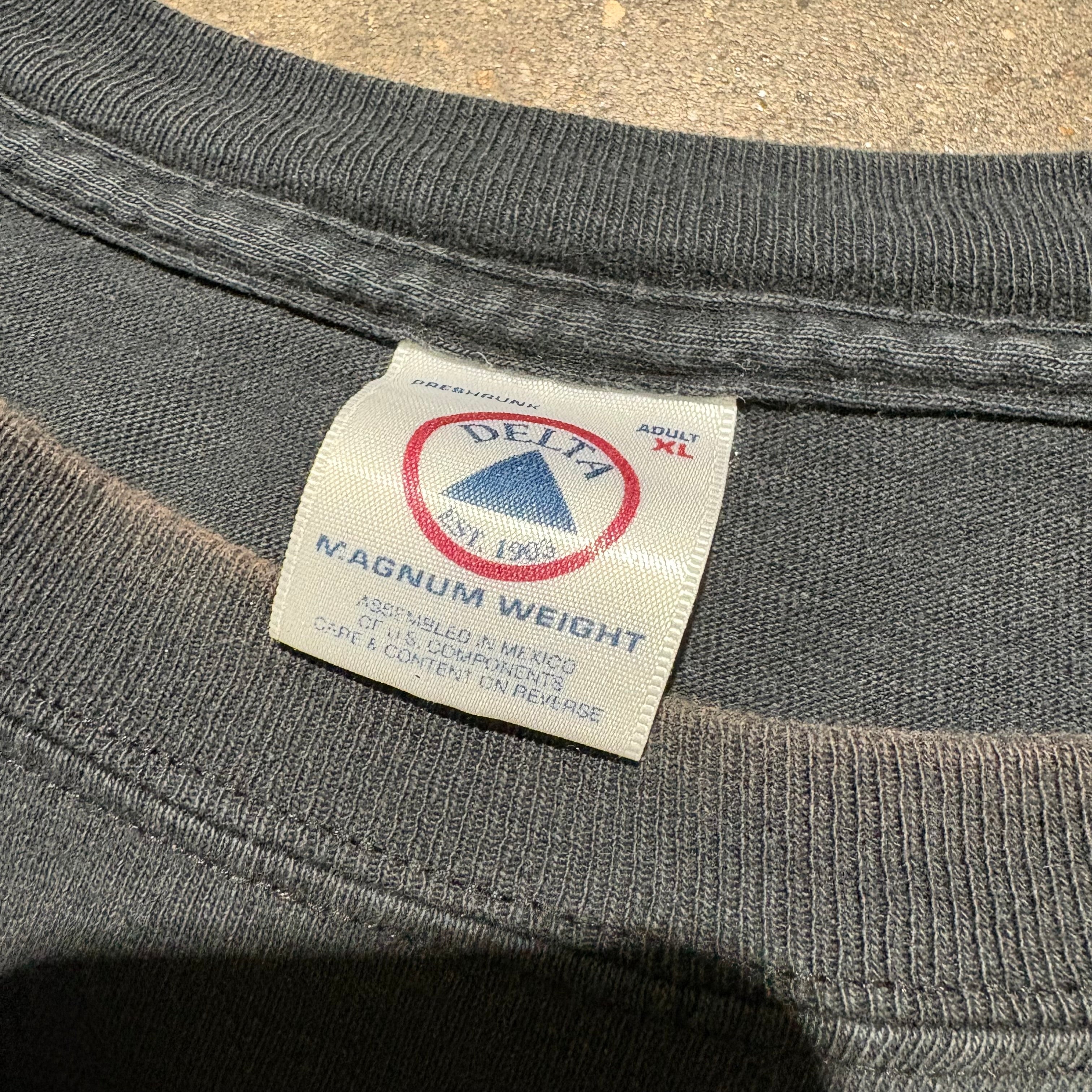 Vintage “The Smoothest” Black Faded Tee