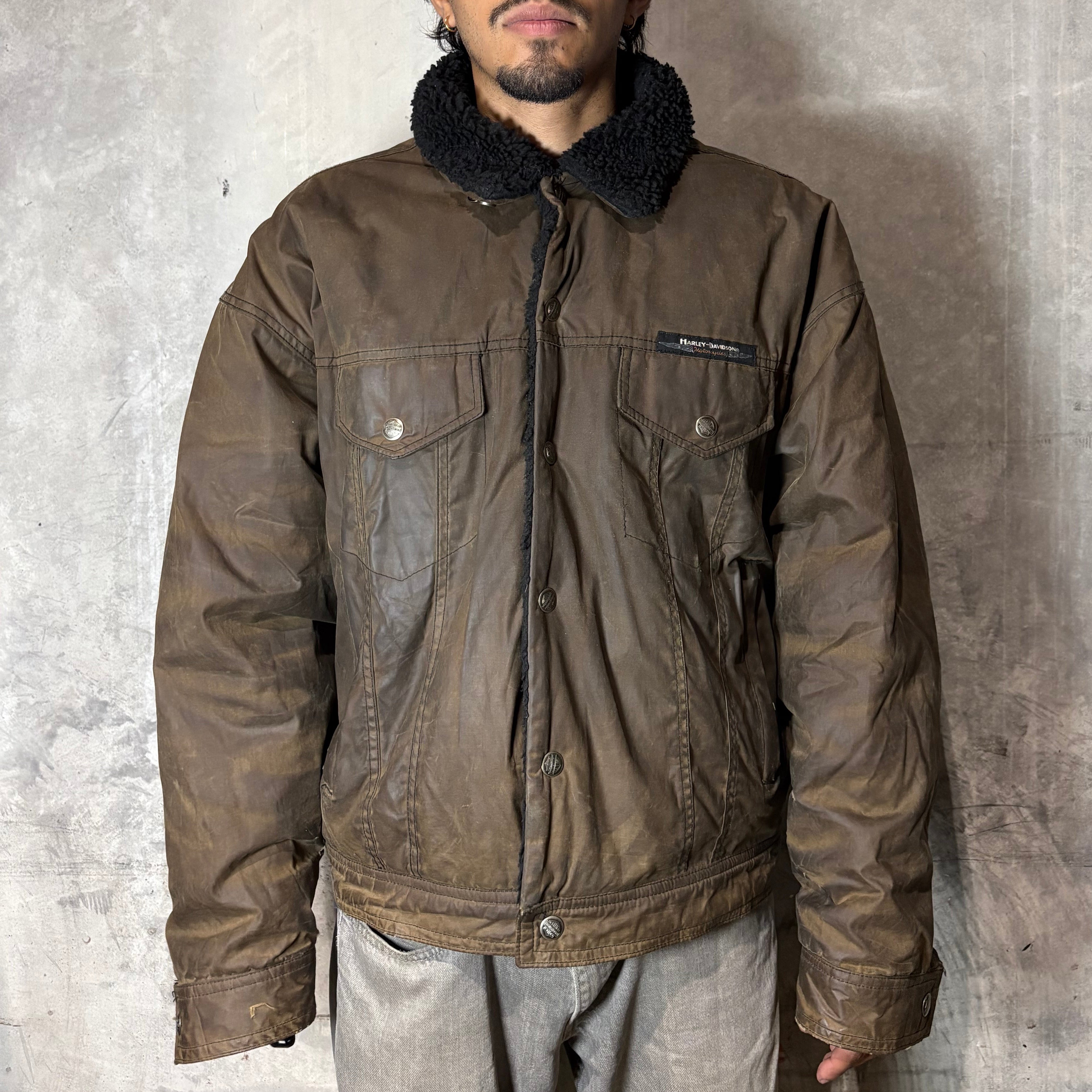 90’s Waxed Harley Davidson Jacket