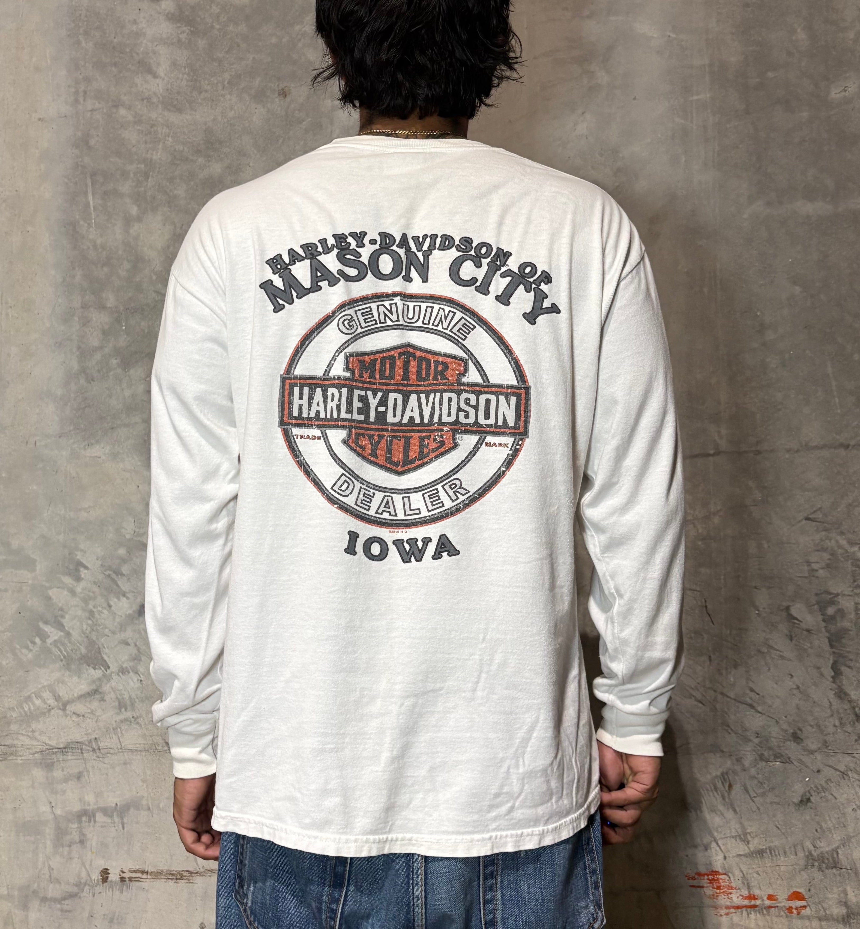 Vintage Harley Davidson White Longsleeve