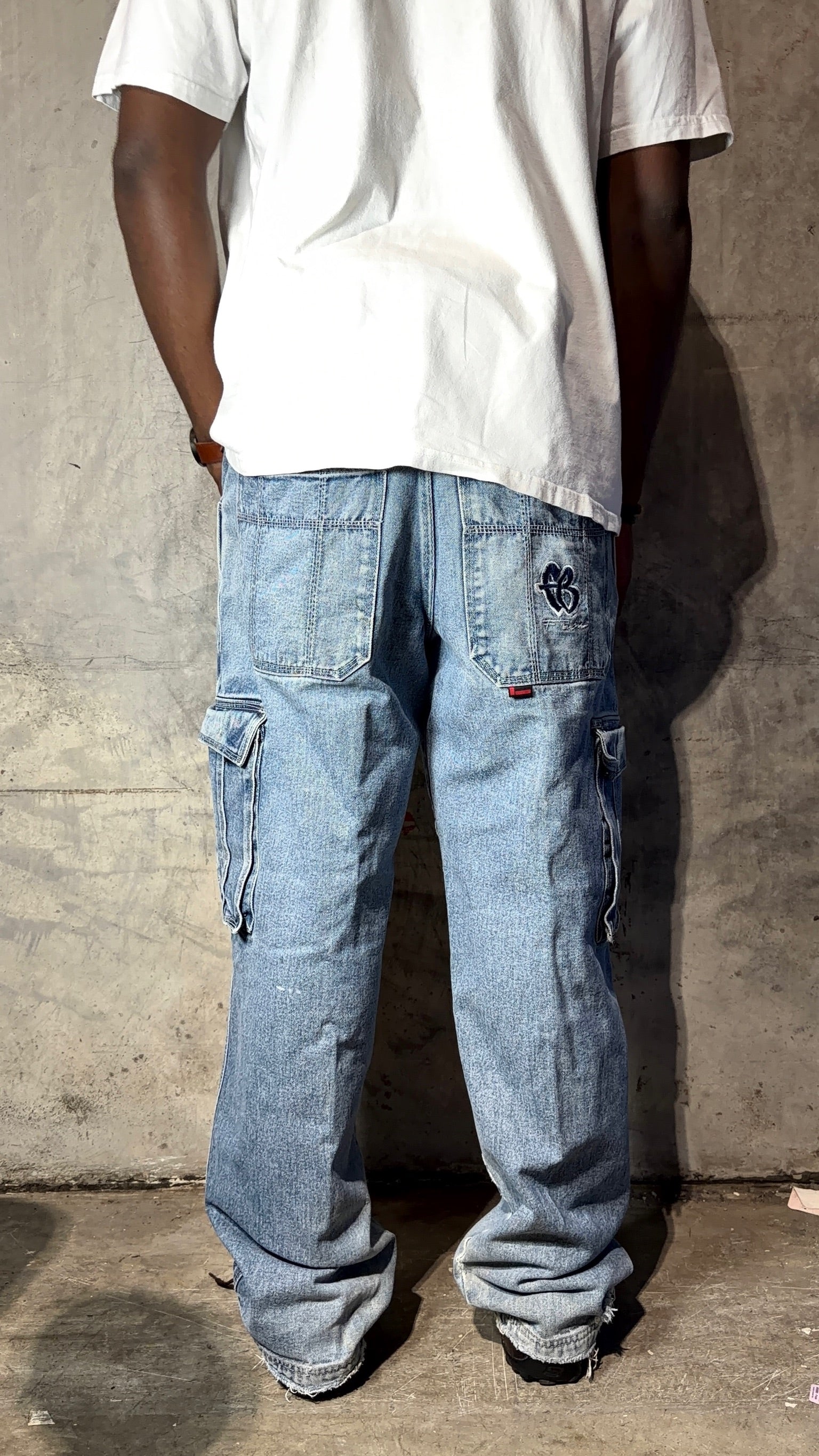 Vintage FuBu Denim Cargo Jeans