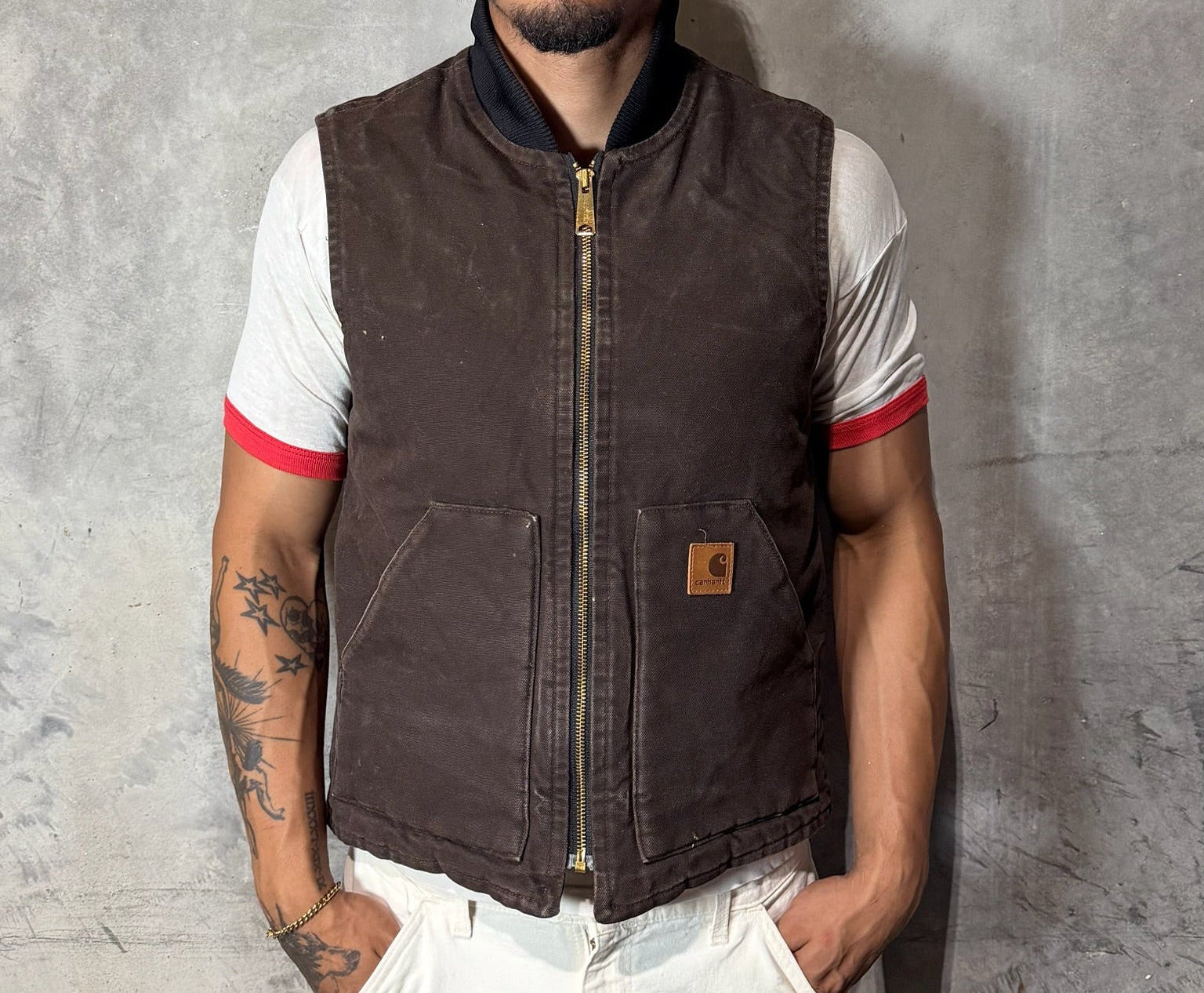 Vintage Brown Carhartt Vest