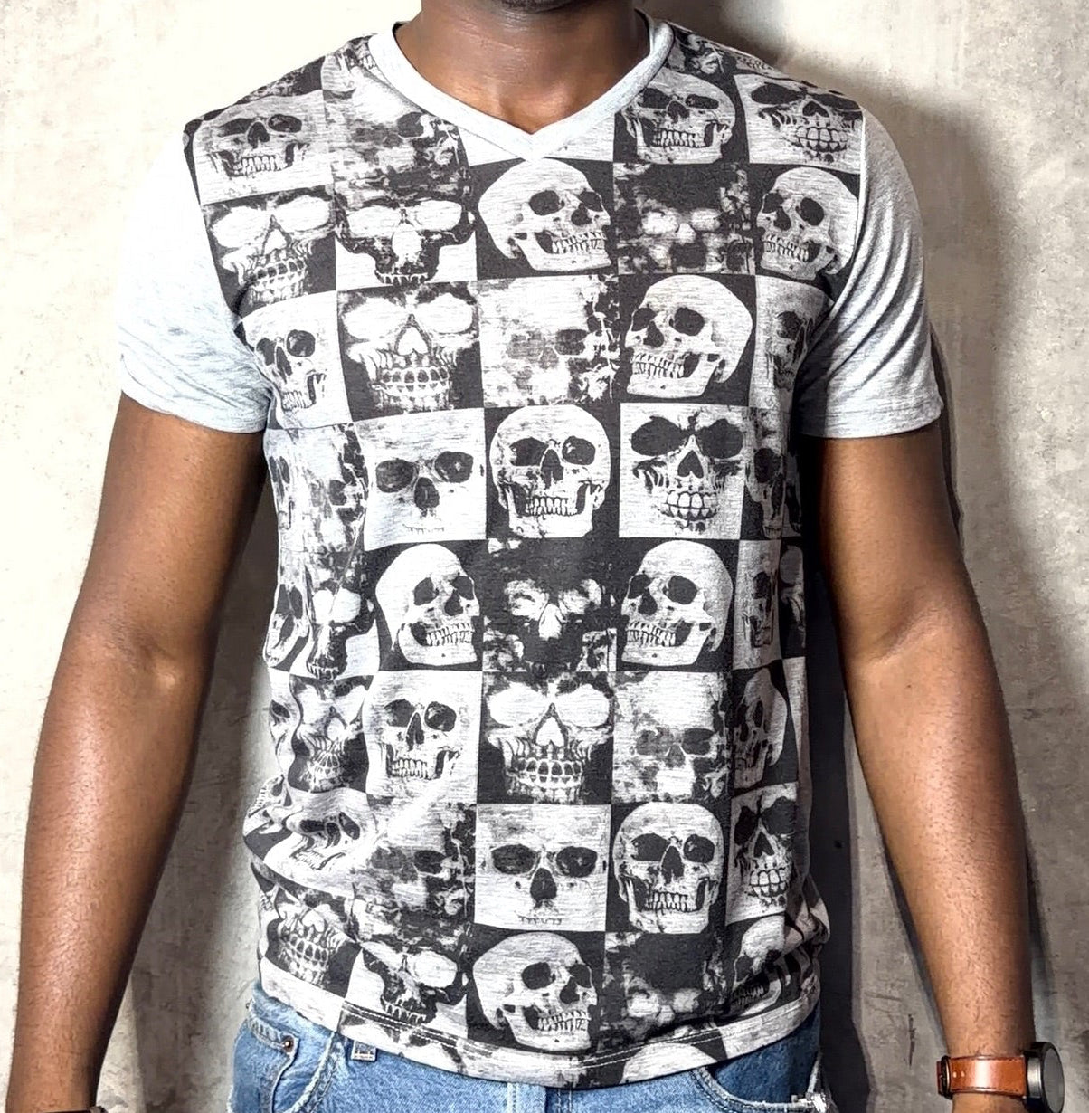 Vintage Grunge Skull Tee