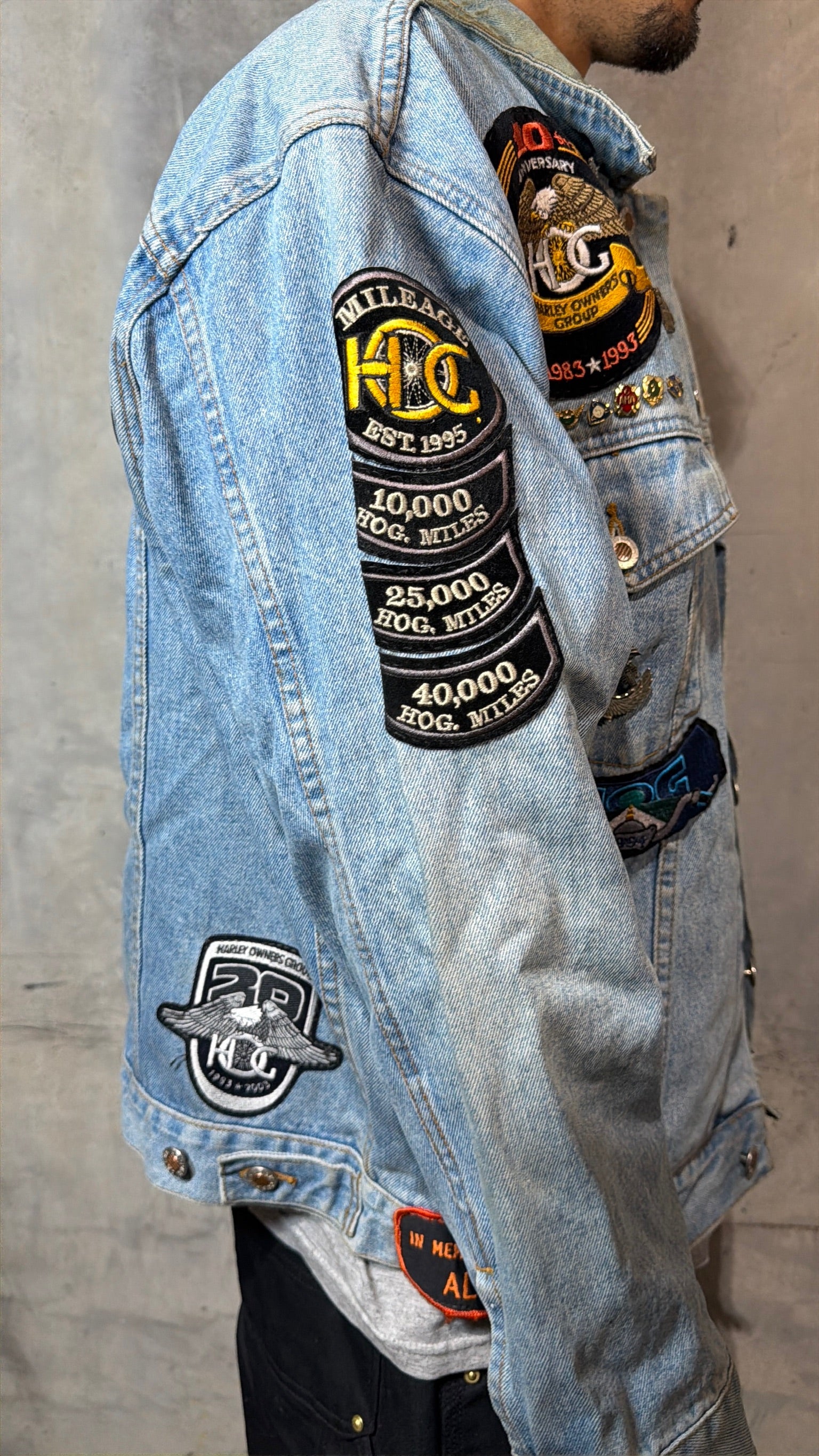 90’s Harley Davidson Denim Jacket