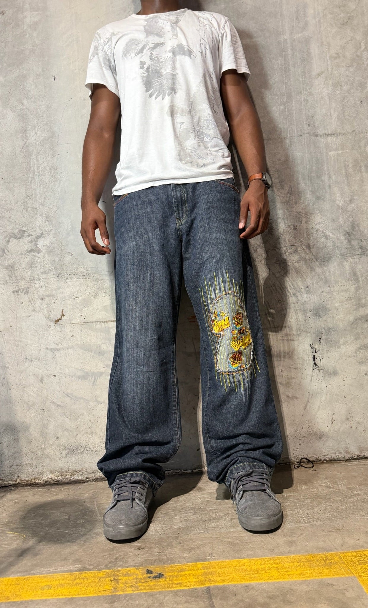 Vintage “Miskeen” Baggy Denim Jeans