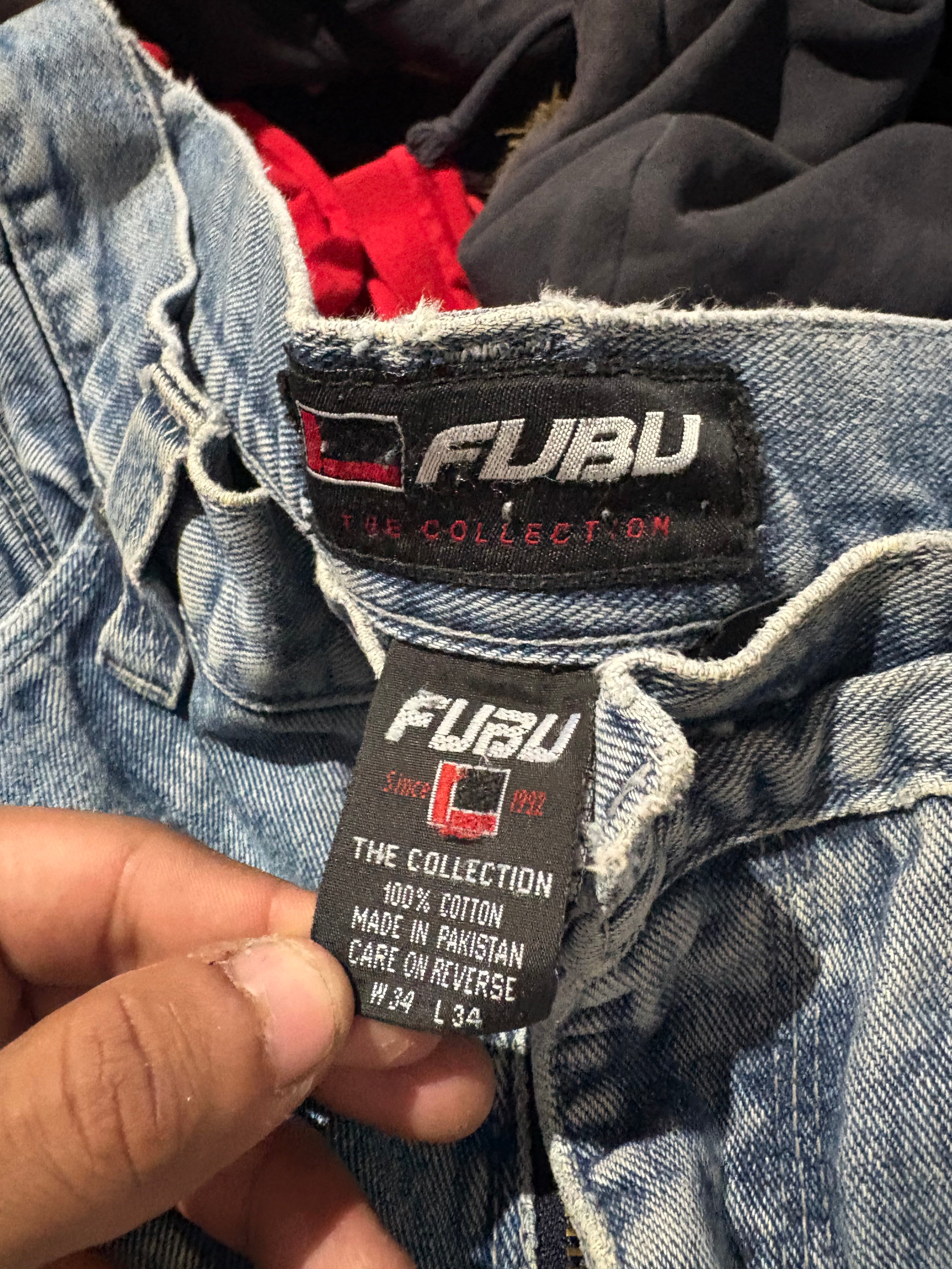 Vintage FuBu Denim Cargo Jeans