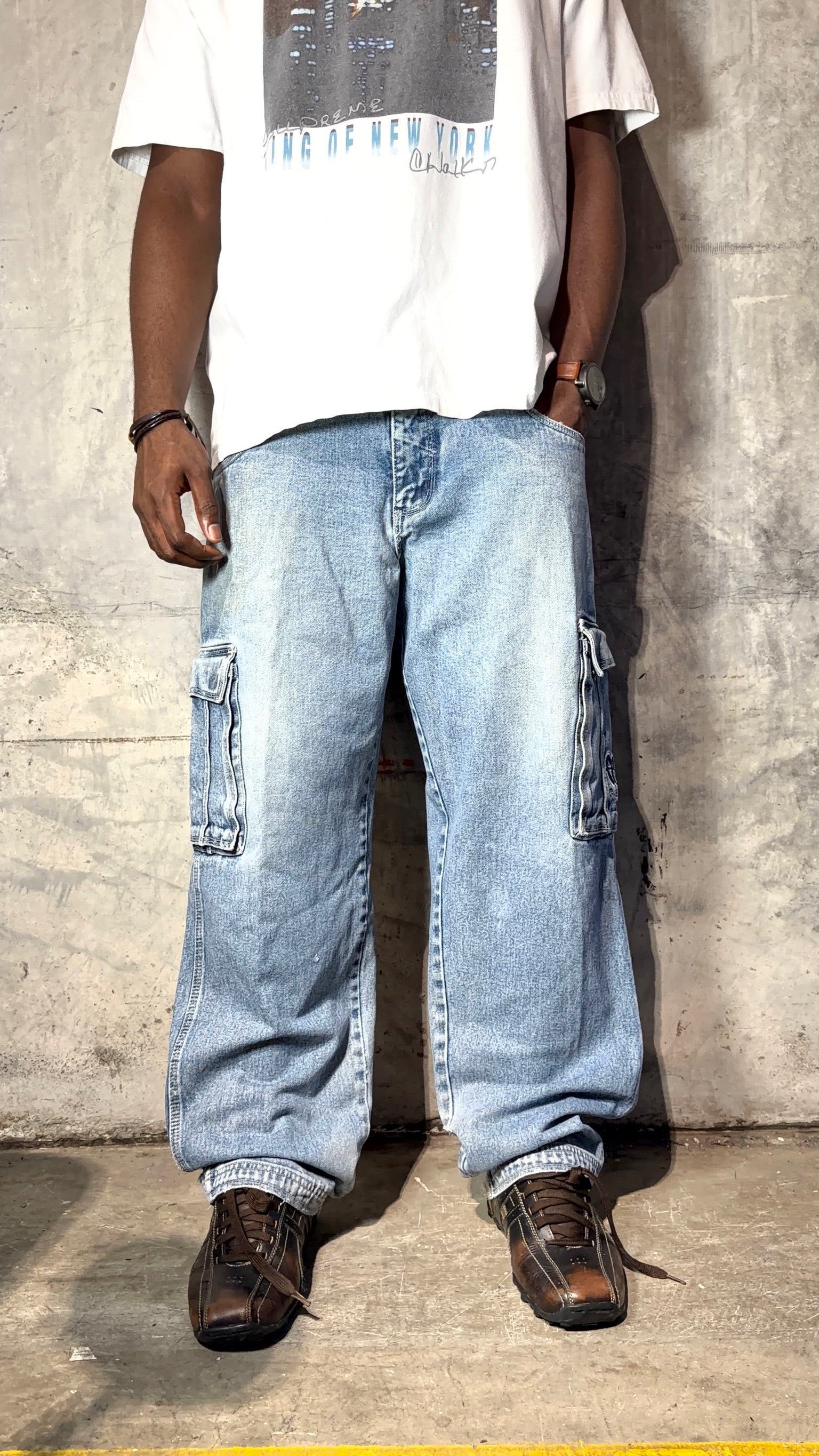 Vintage FuBu Denim Cargo Jeans