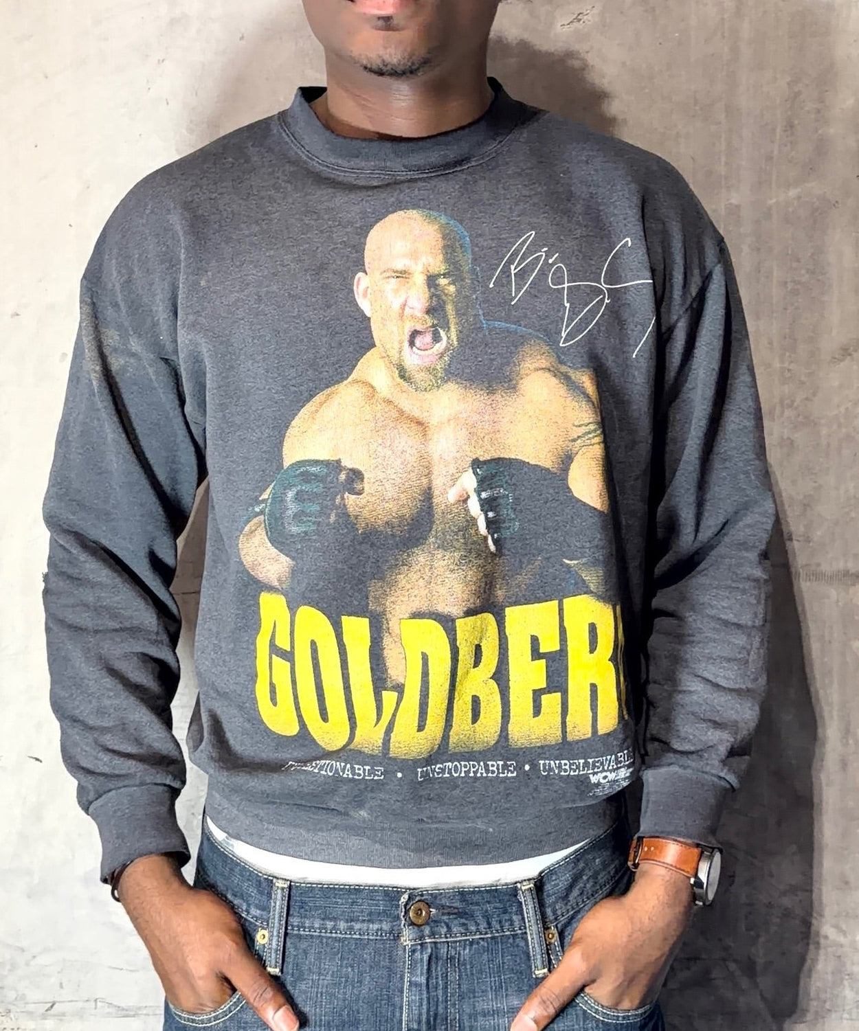 90’s WCW Goldberg Crewneck