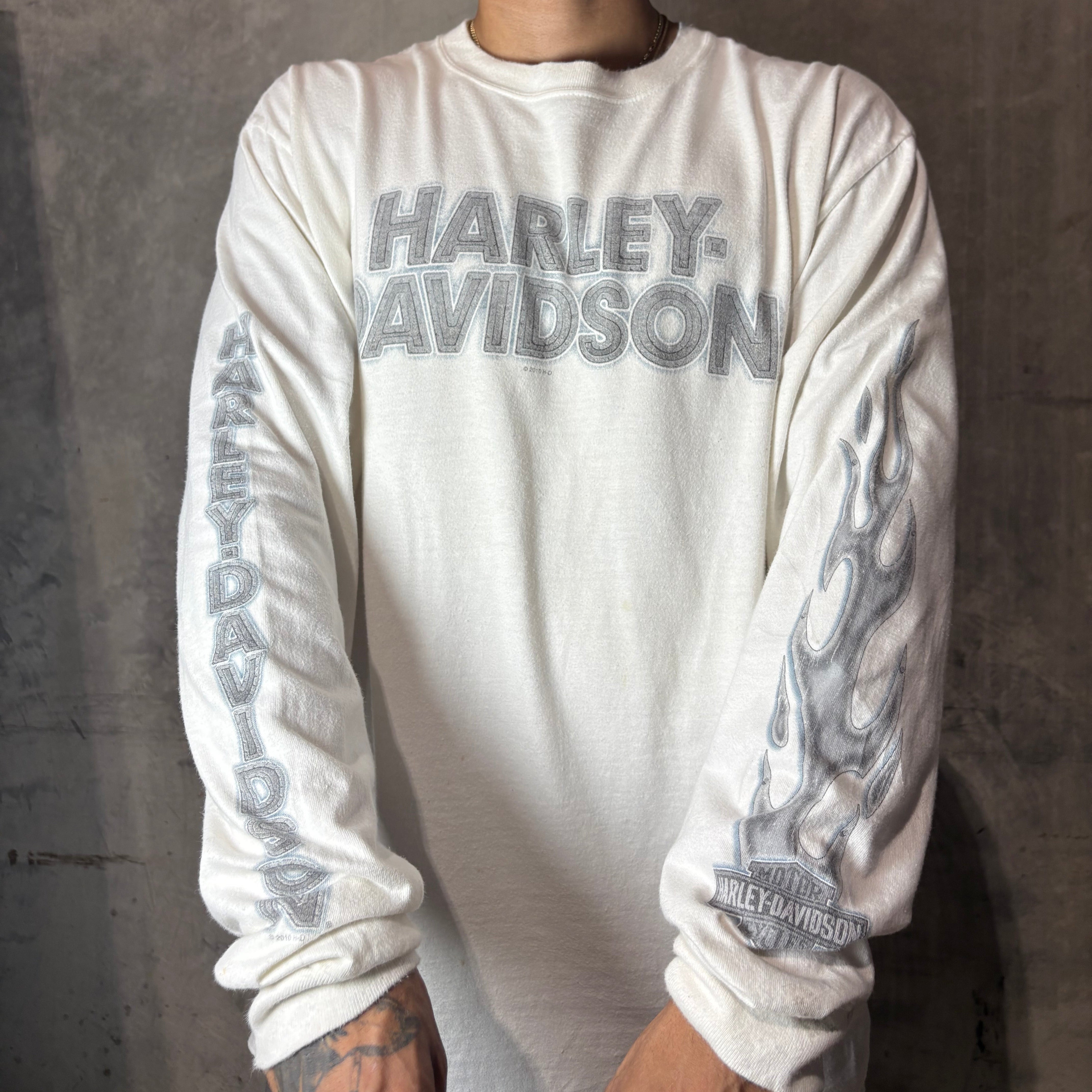 Vintage Harley Davidson White Longsleeve