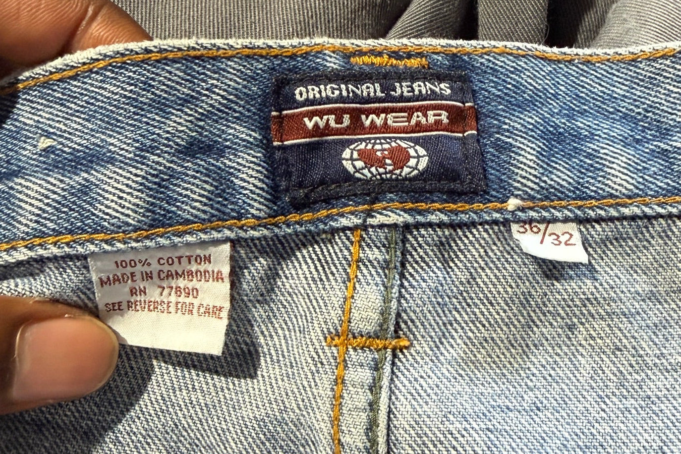 90’s Wu Wear Baggy Denim Jeans