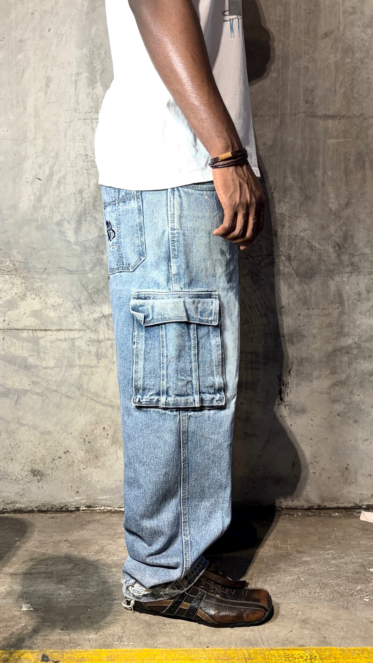 Vintage FuBu Denim Cargo Jeans