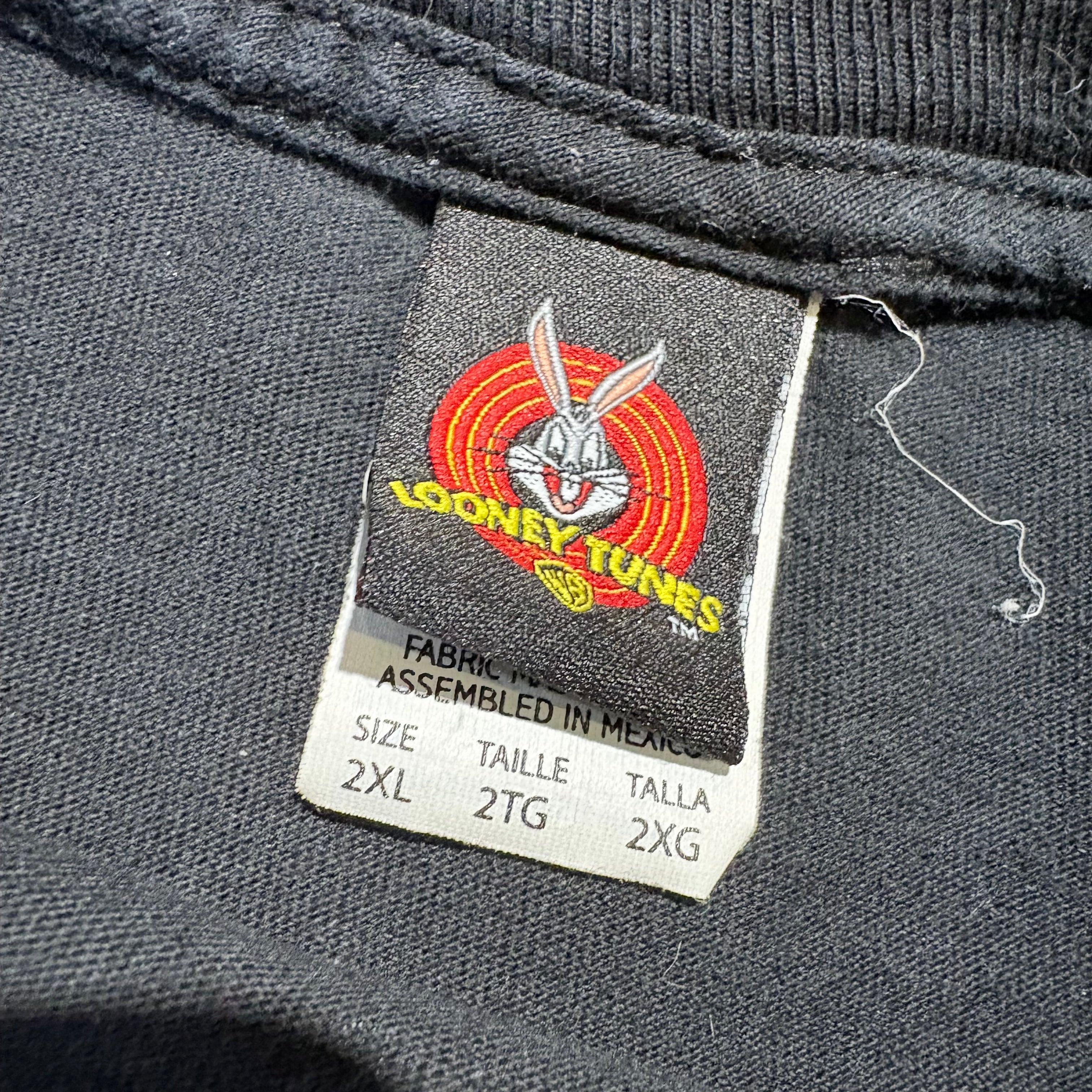 Vintage Black And White Looney Tunes Tee