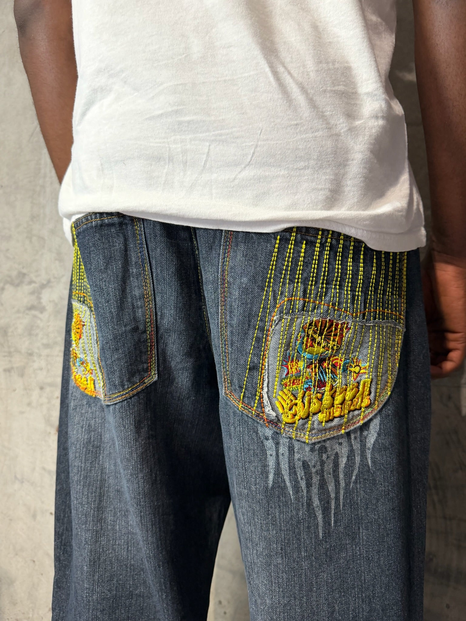 Vintage “Miskeen” Baggy Denim Jeans