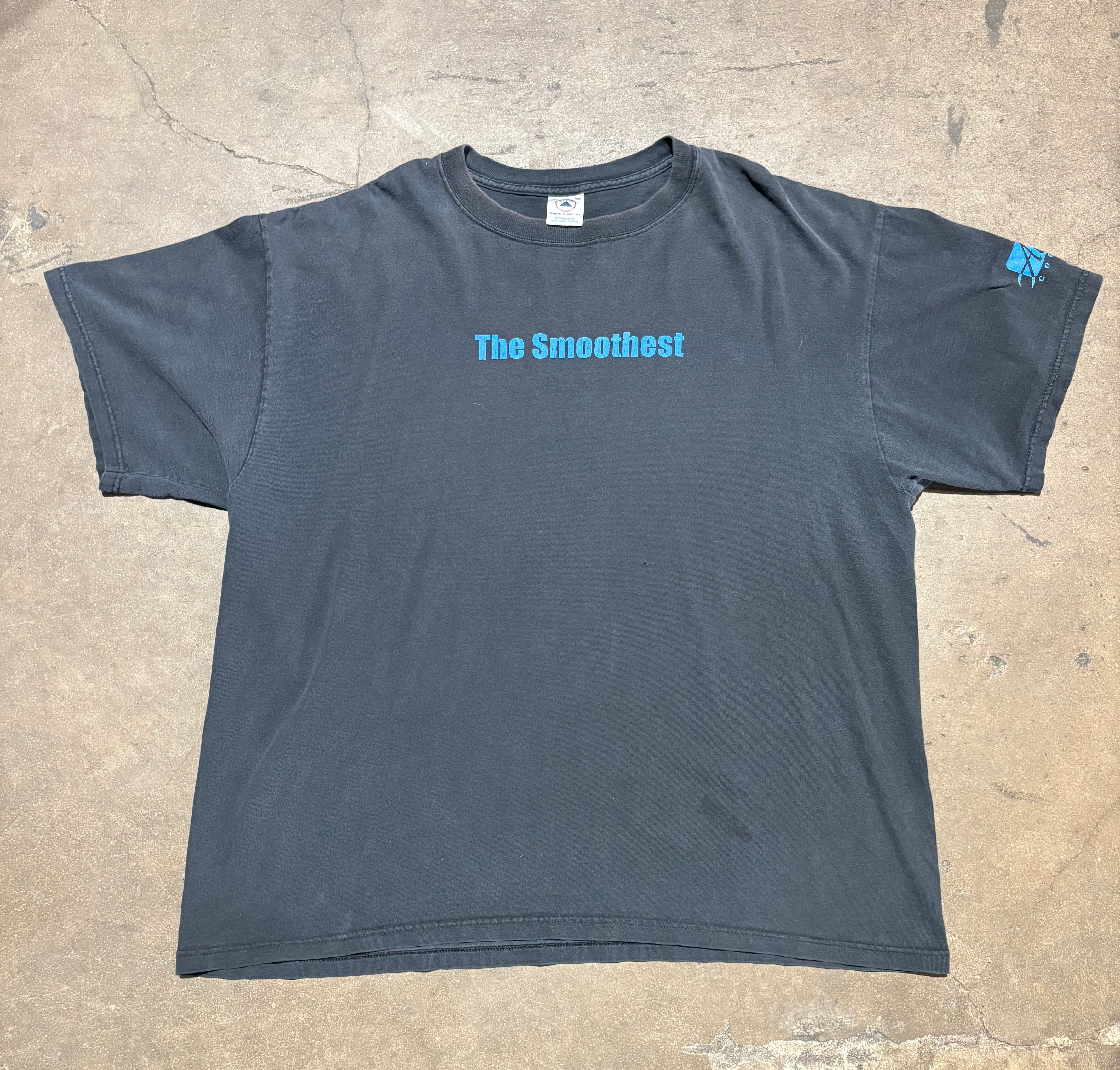 Vintage “The Smoothest” Black Faded Tee