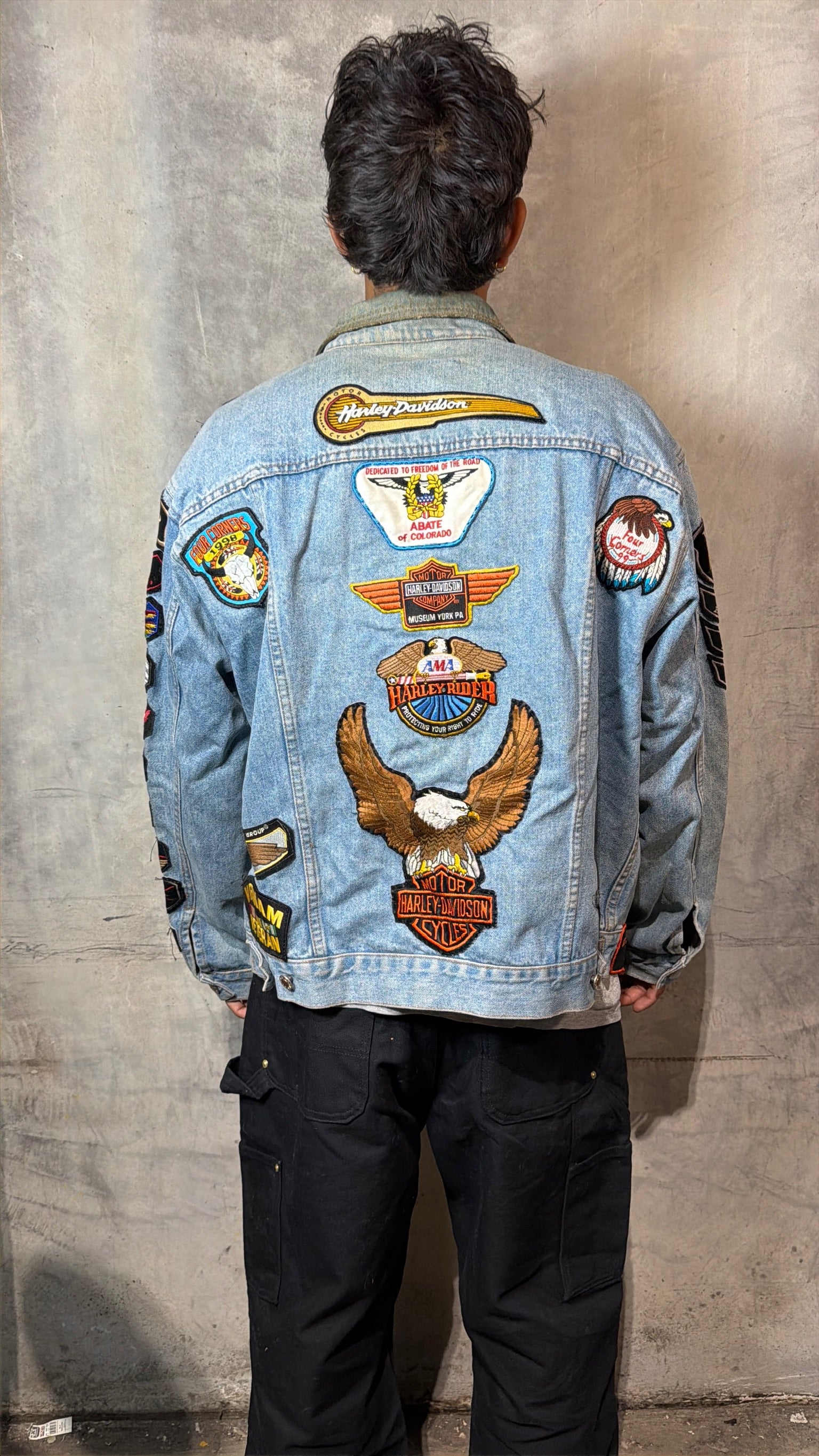 90’s Harley Davidson Denim Jacket