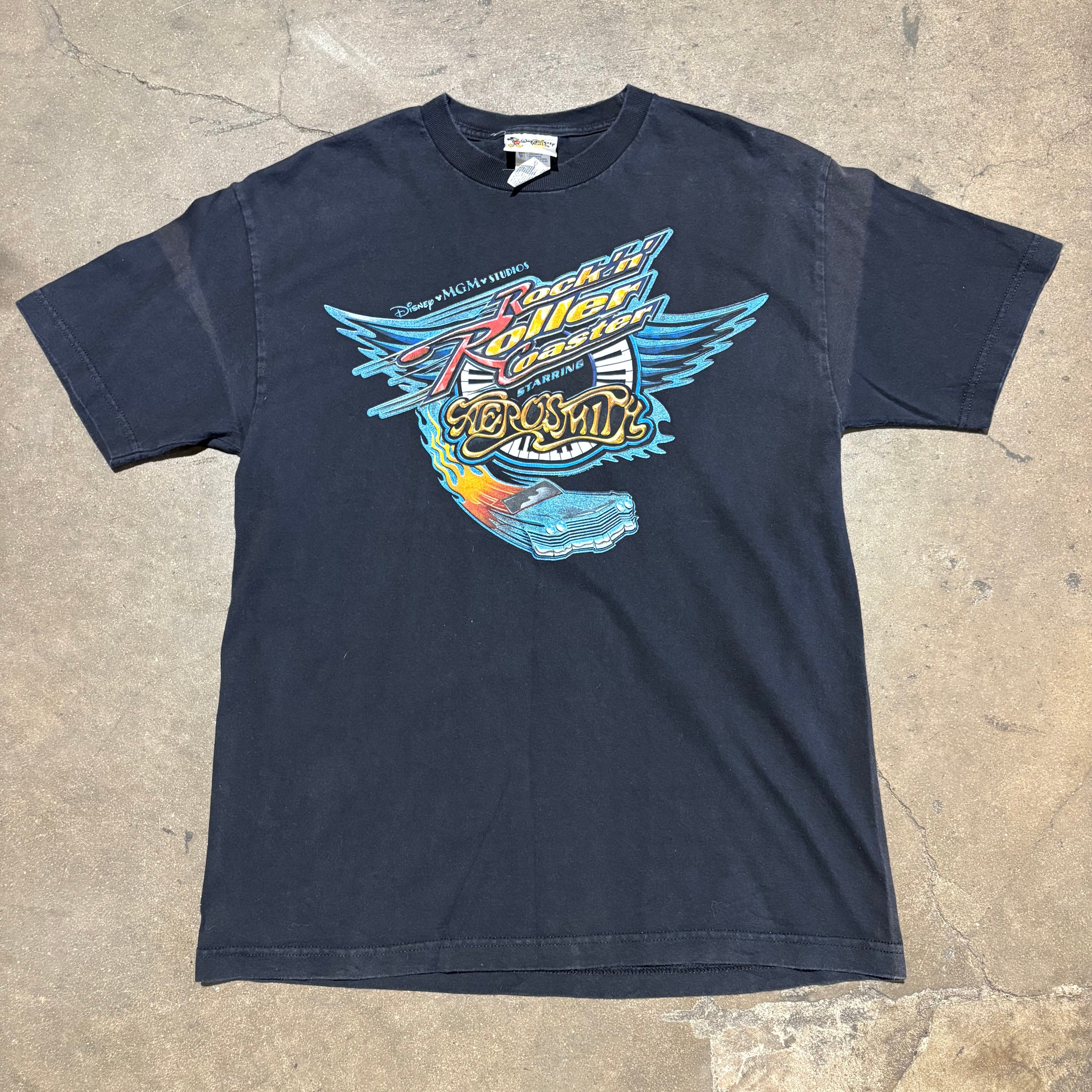 Vintage Disney World Aerosmith Ride Tee