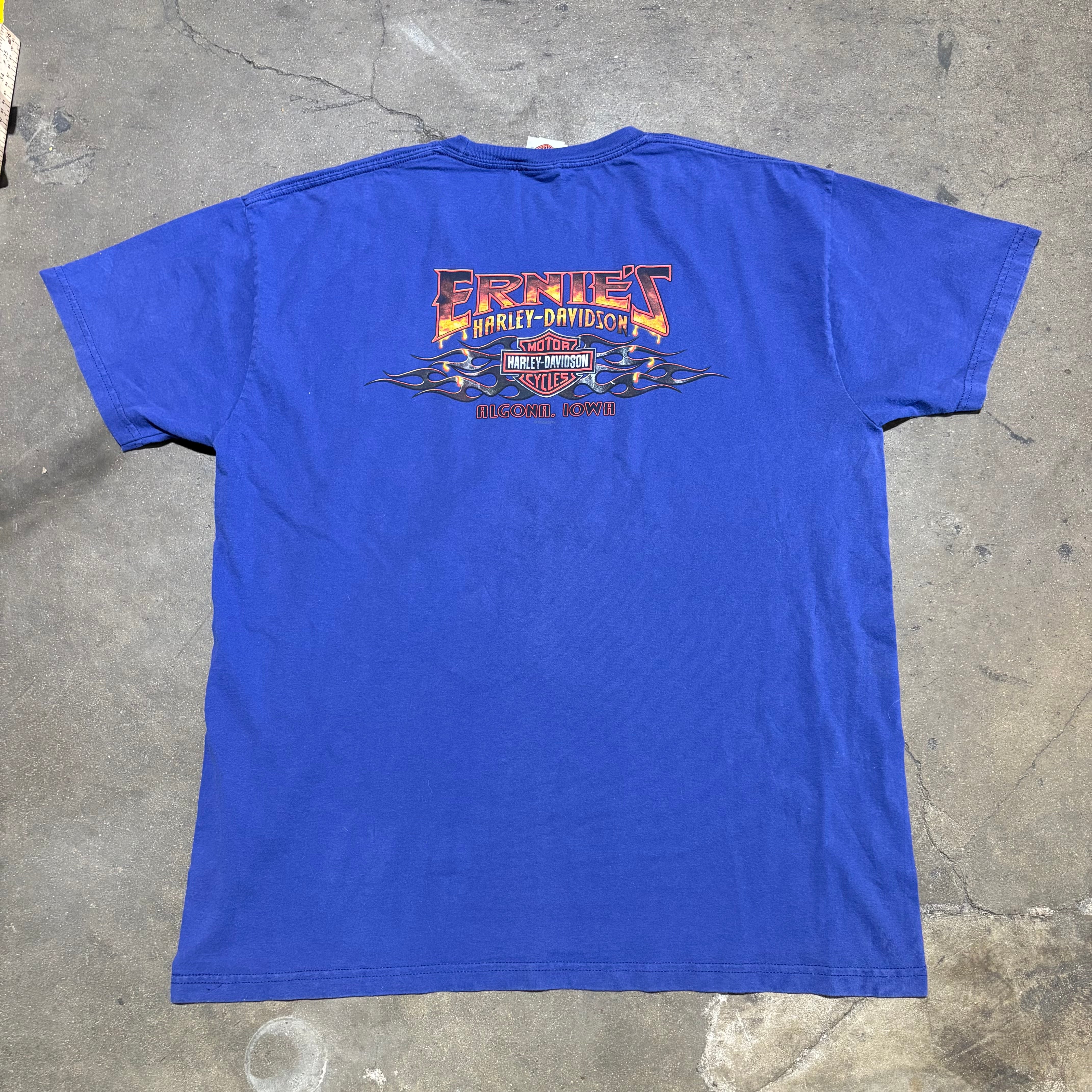 Vintage Flame Harley Davidson Tee