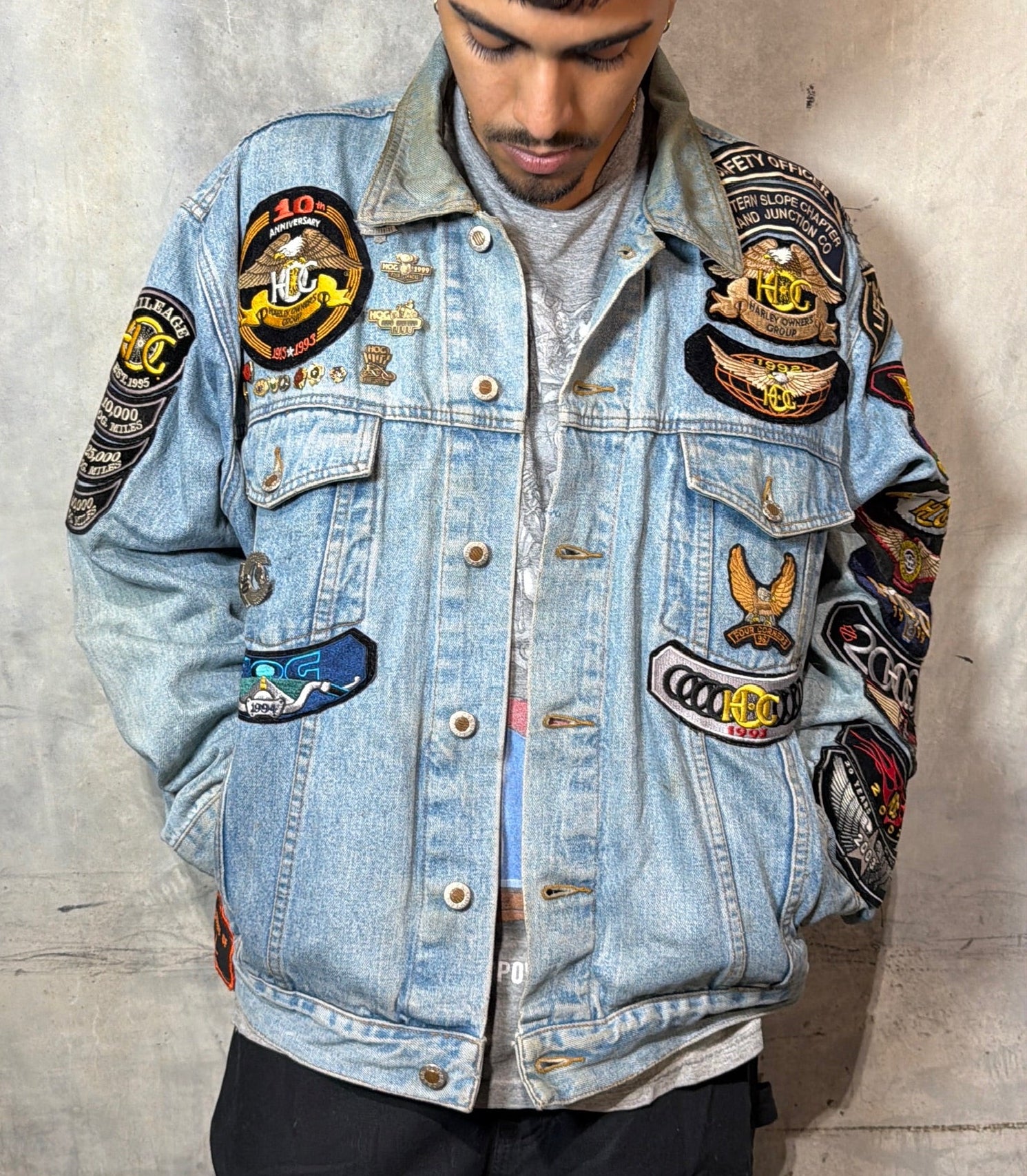 90’s Harley Davidson Denim Jacket