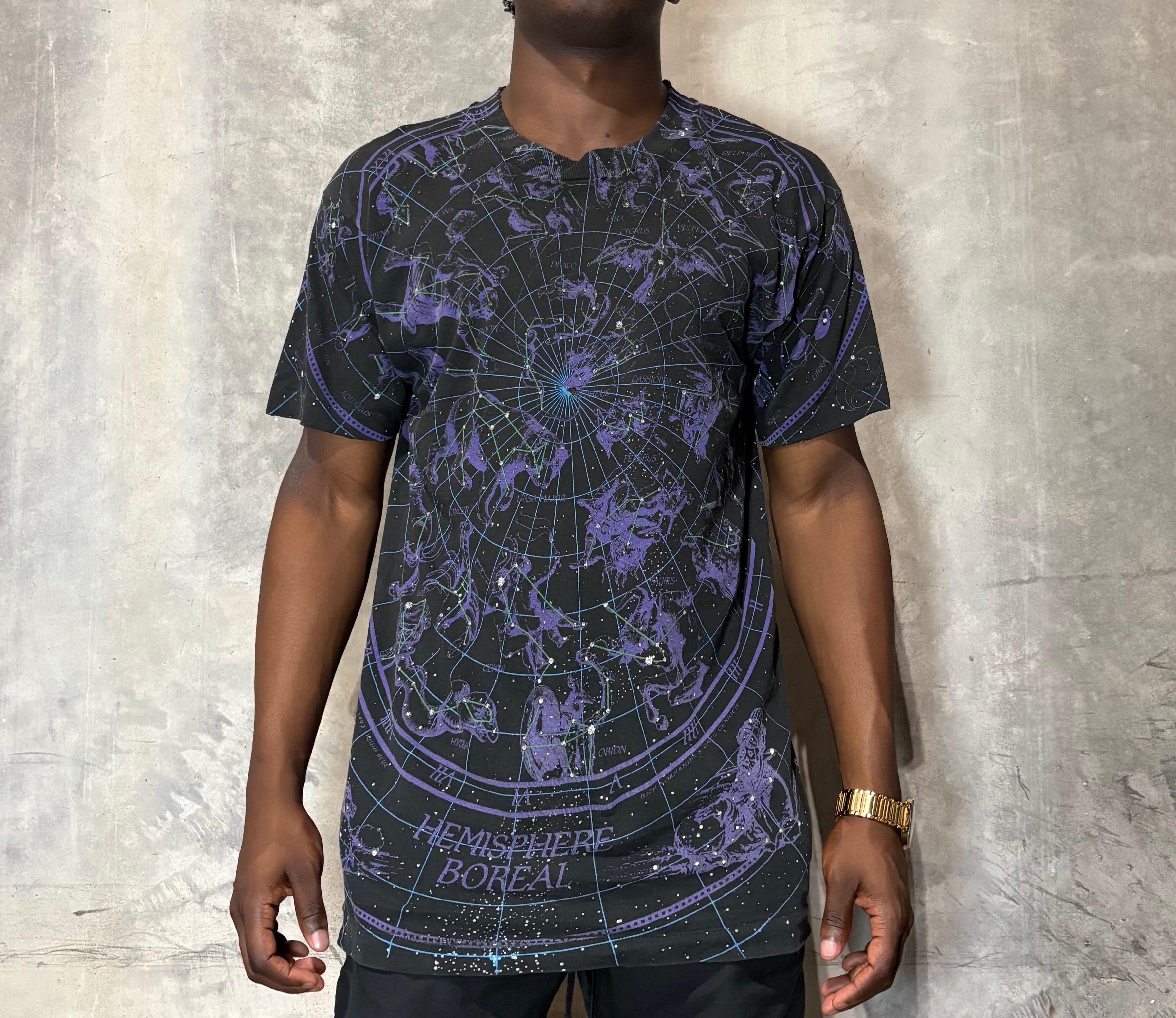 Rare AOP 90’s Astrology Black Tee