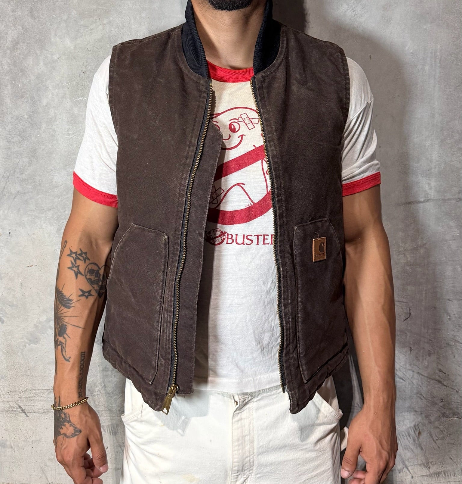 Vintage Brown Carhartt Vest