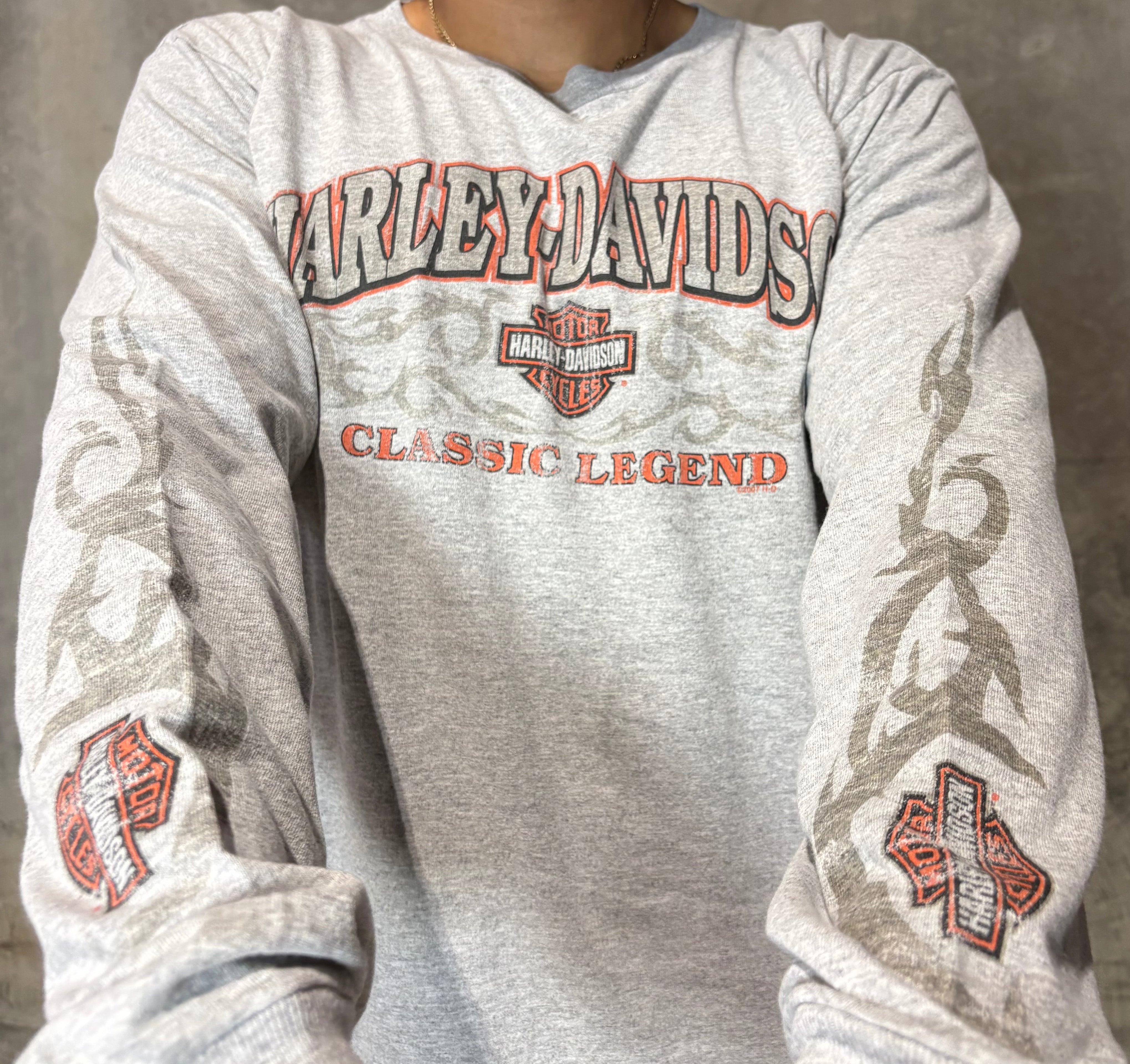 Portland, Maine Vintage Harley Davidson Longsleeve